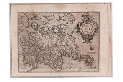 Lot 180 - Abraham Ortelius, Scotiae Tabula engraved map