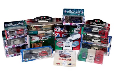 Lot 566 - A collection of boxed Corgi ‘Italian Job’ related diecast cars
