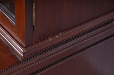 Lot 5 - Bevan Funnell: a Georgian style inlaid mahogany and satinwood banded bookcase