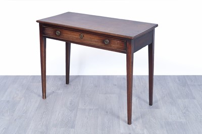 Lot 54 - A George III mahogany side table