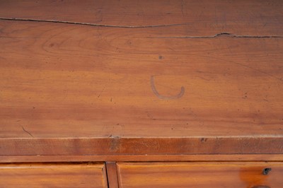Lot 55 - A Victorian birchwood chest of drawers