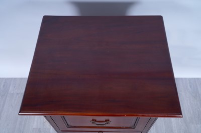 Lot 31 - A mahogany filing cabinet