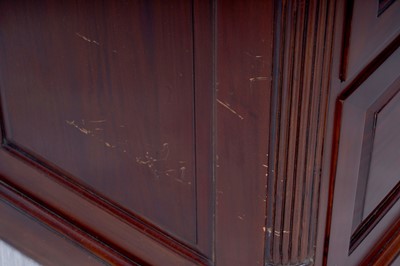 Lot 31 - A mahogany filing cabinet