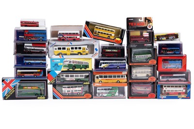 Lot 551 - A collection of boxed diecast buses