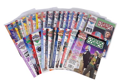 Lot 300 - A collection of Doctor Who comics and graphic novels