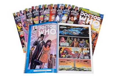 Lot 300 - A collection of Doctor Who comics and graphic novels