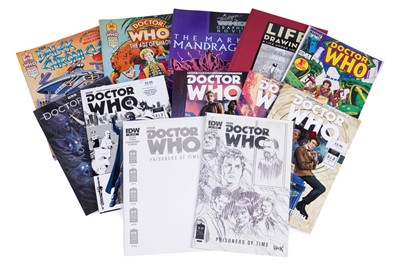 Lot 300 - A collection of Doctor Who comics and graphic novels