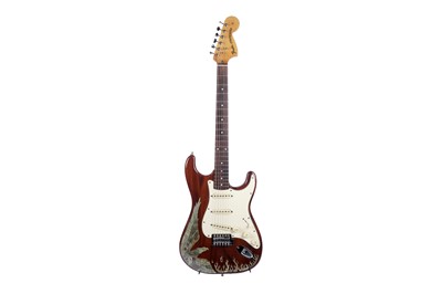 Lot 210 - A made-up Strat style guitar