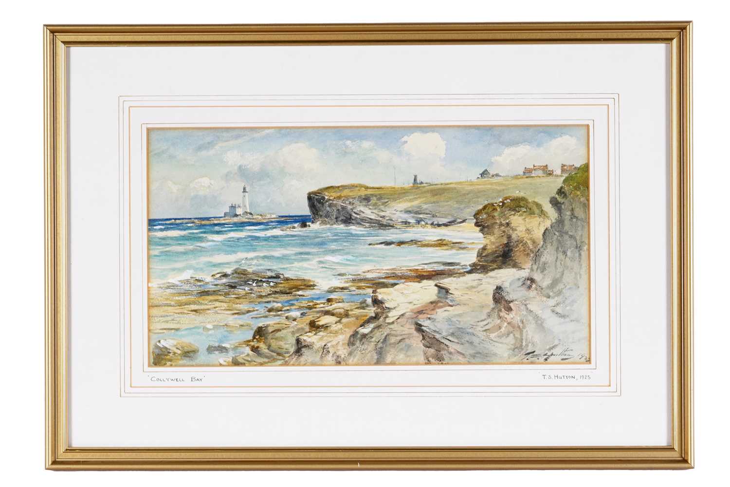 Lot 419 - Thomas Swift Hutton - Collywell Bay | watercolour
