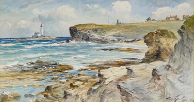 Lot 419 - Thomas Swift Hutton - Collywell Bay | watercolour