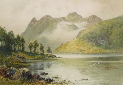 Lot 388 - Charles Wilkinson - Two Lake District views | watercolours