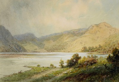 Lot 388 - Charles Wilkinson - Two Lake District views | watercolours