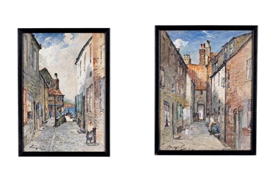 Lot 378 - Thomas Swift Hutton - Views of Whitby | watercolour