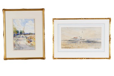 Lot 396 - Victor Noble Rainbird - Two North East Views | watercolours
