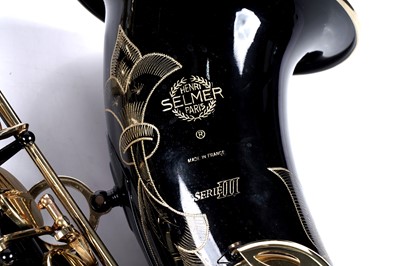 Lot 29 - A Selmer III tenor saxophone