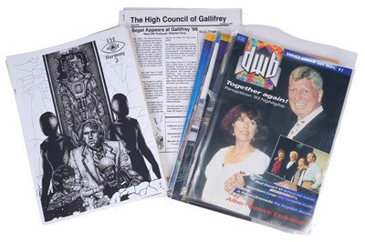 Lot 295 - A collection of Doctor Who magazines and fanzines