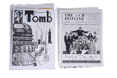 Lot 295 - A collection of Doctor Who magazines and fanzines