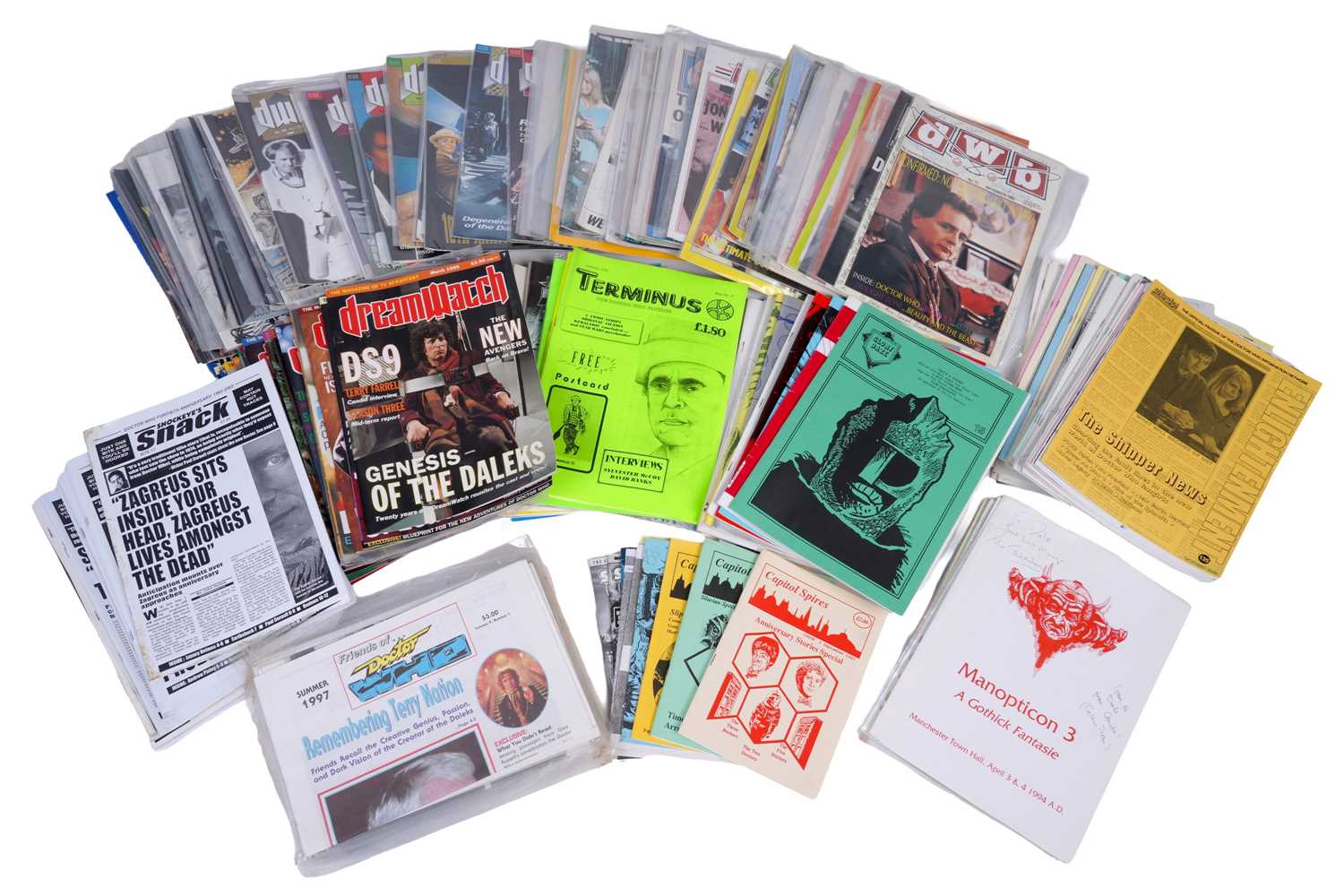 Lot 296 - A collection of Doctor Who magazines and fanzines