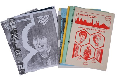 Lot 296 - A collection of Doctor Who magazines and fanzines