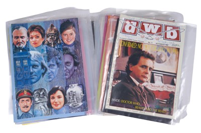 Lot 296 - A collection of Doctor Who magazines and fanzines