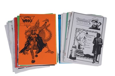 Lot 299 - A collection of Doctor Who magazines and fanzines
