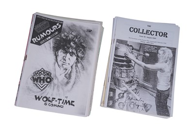 Lot 299 - A collection of Doctor Who magazines and fanzines