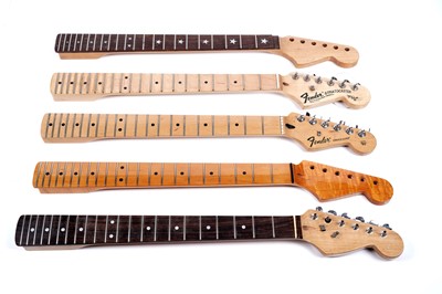 Lot 255 - Five guitar necks