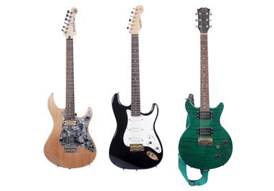 Lot 218 - Three guitars