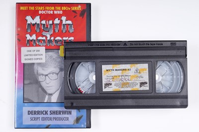 Lot 337 - A collection of Doctor Who Myth Makers DVDs and VHSs