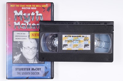 Lot 337 - A collection of Doctor Who Myth Makers DVDs and VHSs