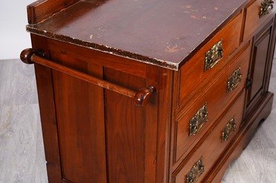 Lot 8 - Edwardian washstand and dressing table