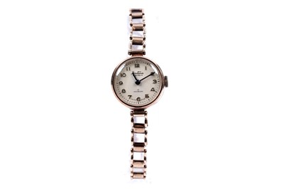 Lot 183 - A lady's 9ct gold Bentima Star wristwatch