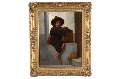 Lot 228 - Paul Hagelstein - Neapolitan Street Urchin | oil