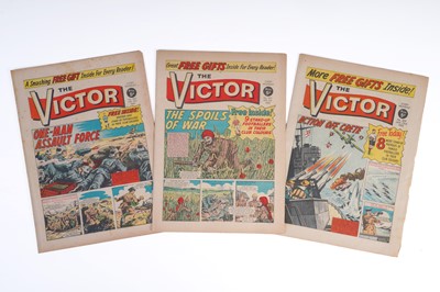 Lot 23 - The Victor Comic, with football-giveaways