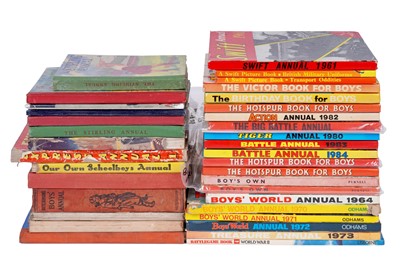 Lot 227 - Vintage British boys’ annuals