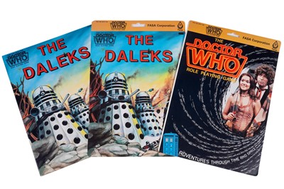 Lot 249 - A collection of Doctor Who Games and collector's items