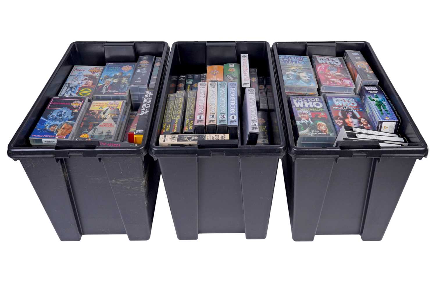 Lot 310 - A large collection of Doctor Who VHS tapes