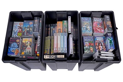 Lot 310 - A large collection of Doctor Who VHS tapes