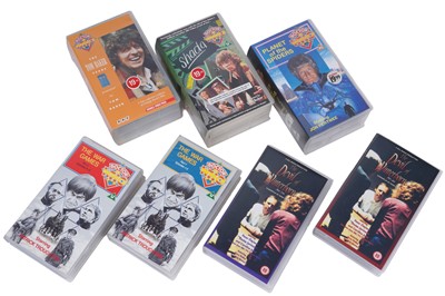 Lot 310 - A large collection of Doctor Who VHS tapes