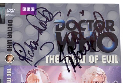 Lot 324 - A collection of eighteen signed Doctor Who DVDs and seventeen signed DVD sleeves
