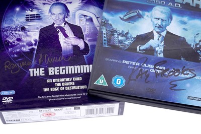 Lot 324 - A collection of eighteen signed Doctor Who DVDs and seventeen signed DVD sleeves