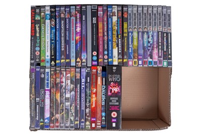 Lot 325 - A large collection of Doctor Who DVDs; and Doctor Who DVD Files binders