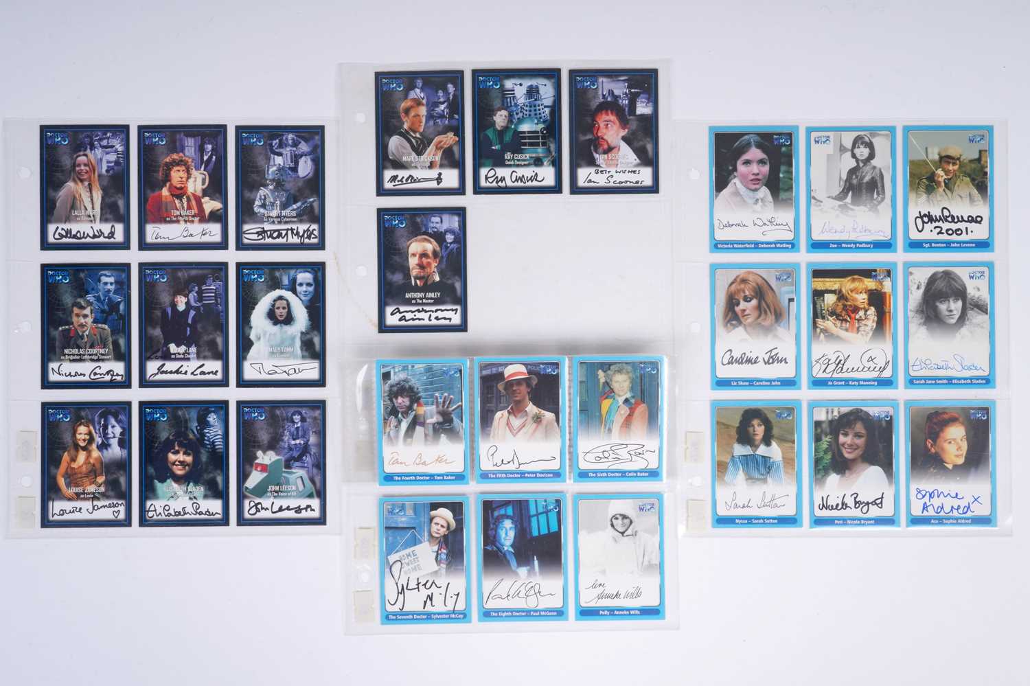 Lot 308 - A collection of Strictly Ink Production Doctor Who signed autograph cards