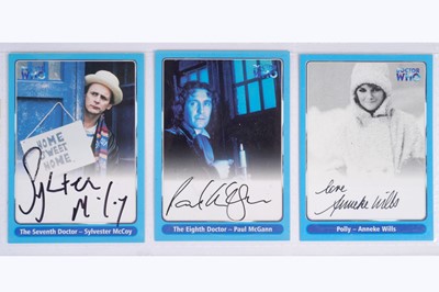 Lot 308 - A collection of Strictly Ink Production Doctor Who signed autograph cards