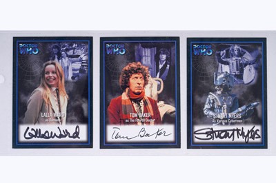 Lot 308 - A collection of Strictly Ink Production Doctor Who signed autograph cards