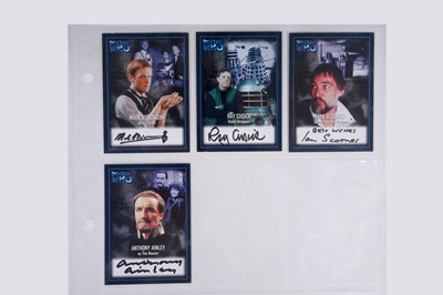 Lot 308 - A collection of Strictly Ink Production Doctor Who signed autograph cards
