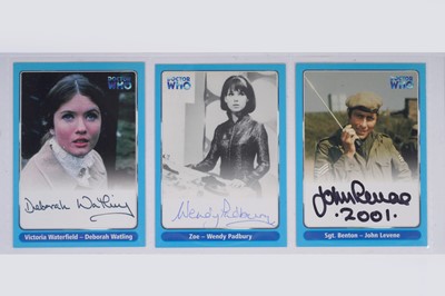 Lot 308 - A collection of Strictly Ink Production Doctor Who signed autograph cards