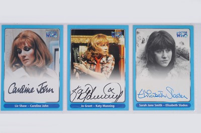 Lot 308 - A collection of Strictly Ink Production Doctor Who signed autograph cards