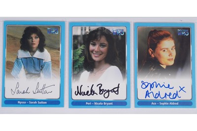 Lot 308 - A collection of Strictly Ink Production Doctor Who signed autograph cards