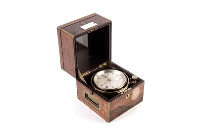 Lot 584 - G. H. Henderson & Co., Southampton: a Victorian 56-hour marine chronometer